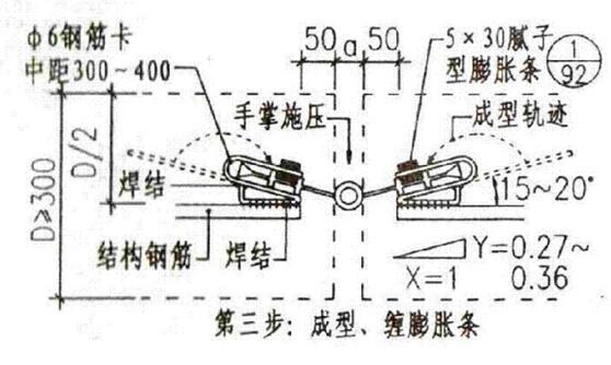 橡膠止水帶安裝方法圖